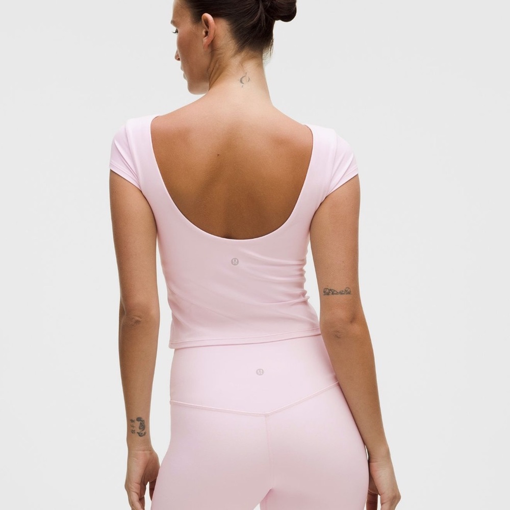 Lululemon Align™ Scoop-Back Short-Sleeve
Shirt B-D Cups